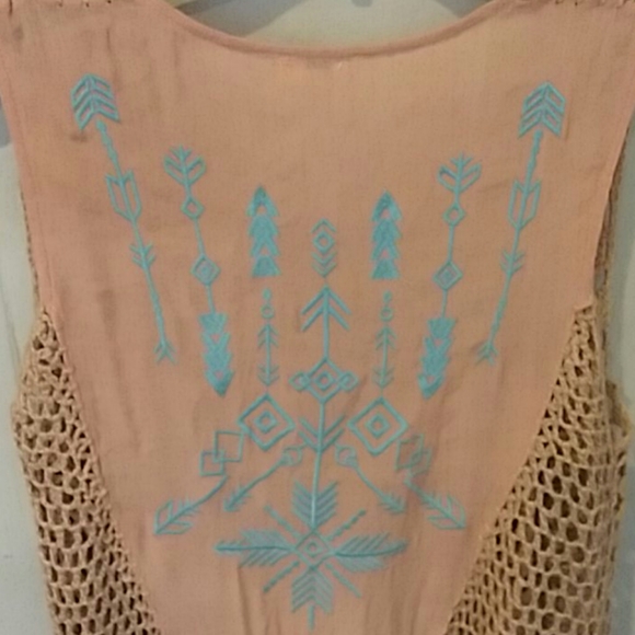 Kori America fringe boho vest med/large - Picture 3 of 6